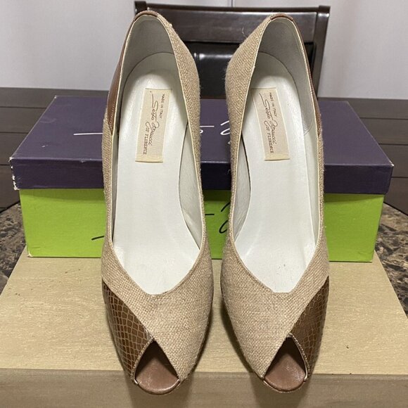 VTG Sesto Meucci Of Florence Women’s Pumps Kitten Heel Shoes - Picture 2 of 16